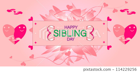 Celebrate Stunning Illustration Design for Siblings Day Celebrate Stunning Illustration Design for Siblings Day 114229256