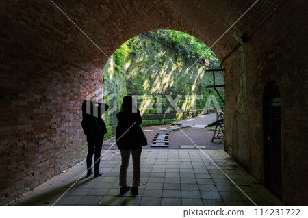Sarushima, an uninhabited island in Yokosuka (remains of a fortress) 114231722