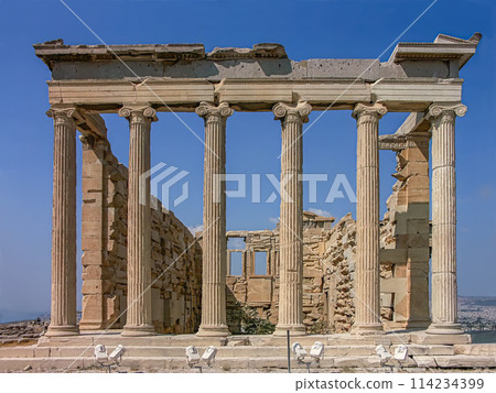 Erechteion at the Acropolis, Athens, Greece 114234399