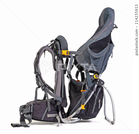 Baby carrier on white background 114235913