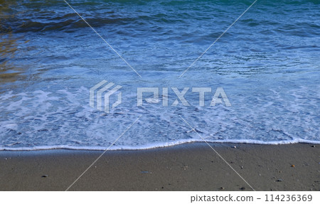 At the beach, where the land meets the sea At the beach, where the land meets the sea 114236369