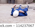 Work accident at construction site 114237067