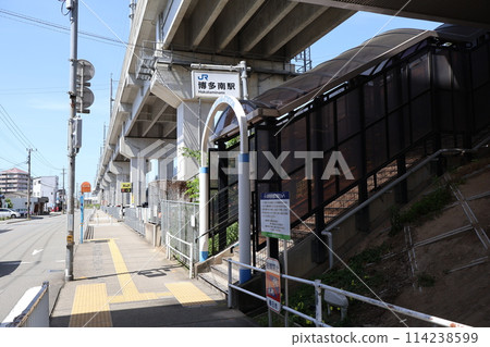 JR West Hakata Minami Line "Hakata Minami Station" JR West Hakata Minami Line "Hakata Minami Station" 114238599