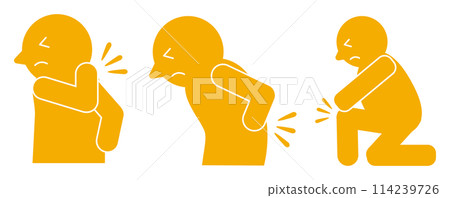 Neck pain, stiff shoulders, lower back pain, knee pain, bone setting clinic, osteopathic clinic, acupuncture clinic, pictogram Neck pain, stiff shoulders, lower back pain, knee pain, bone setting clinic, osteopathic clinic, acupuncture clinic, pictogram 114239726