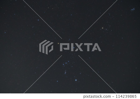 Winter constellations, winter stars. Orion Winter constellations, winter stars. Orion 114239865