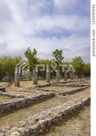 Juliobriga ruins - most important urban center in Roman Cantabria, site was traditionally identified with the ruins of Retortillo and district of Villafria, in the municipality of Campoo de Enmedio, 114240043