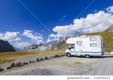 Van life near Col de l'Iseran, Savoy, France 114240223