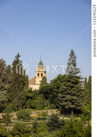 Alhambra, Generalife and Albayzin (Generalife y Albaicin de Granada), UNESCO site, Granada, Andalusia, Spain 114240224