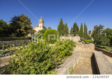 Alhambra, Generalife and Albayzin (Generalife y Albaicin de Granada), UNESCO site, Granada, Andalusia, Spain 114240597