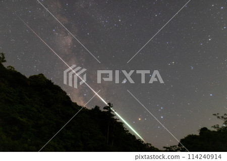 銀河系和流星 銀河系和流星 114240914