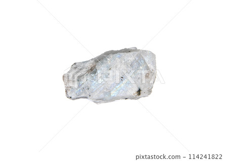 natural moonstone rough gem stone on the white background natural moonstone rough gem stone on the white background 114241822