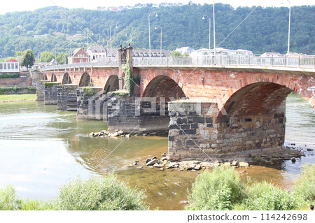 Roman Bridge Trier Germany Roman Bridge Trier Germany 114242698