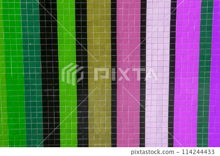 colorful ceramic tile wall texture. Abstract background and texture for design. colorful ceramic tile wall texture. Abstract background and texture for design. 114244433
