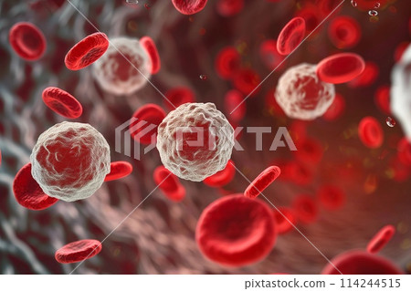 red blood cells 114244515