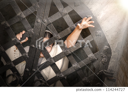 Woman in prison asking for help Woman in prison asking for help 114244727