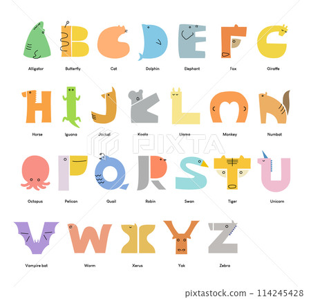Animal Alphabet 114245428