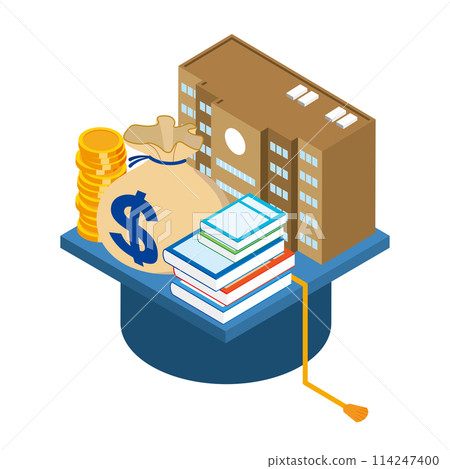 教育費和學費的圖像說明 114247400