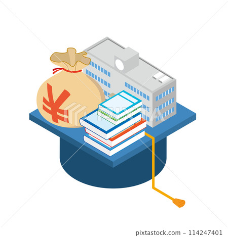 教育費和學費的圖像說明 114247401