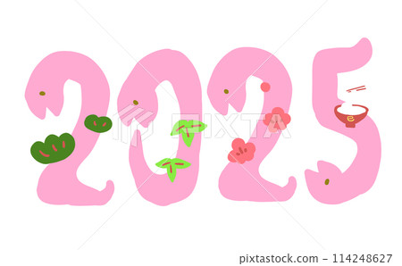 Cute illustrations for the year of the snake Cute illustrations for the year of the snake 114248627