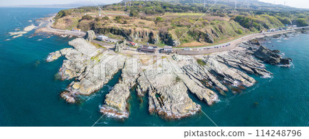 「青森縣」用無人機空拍千疊敷海岸 114248796