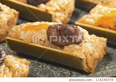 Bamboo tube rice Bamboo tube rice 114249739