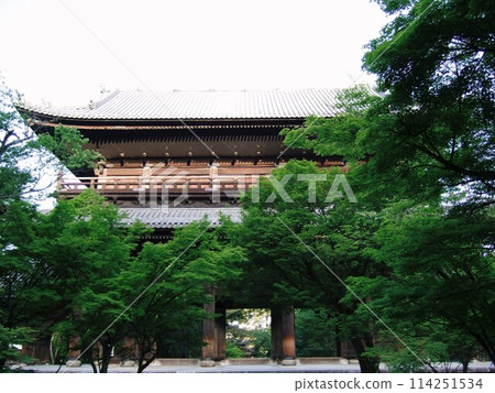 新綠時節的南禪寺三門風景 114251534