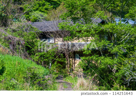 日本岡山縣三崎鎮一座古老而美麗的建築 114251643