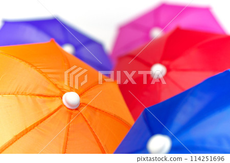 彩色雨傘視覺剪裁(迷你) 彩色雨傘視覺剪裁(迷你) 114251696