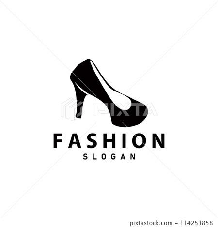 Women shoes logo illustration design business style fashion trend ladies high heels Women shoes logo illustration design business style fashion trend ladies high heels 114251858