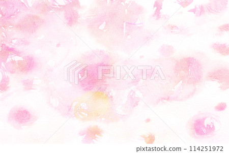 Pink watercolor smudge texture 114251972