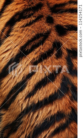 Tiger fur texture material 114254171