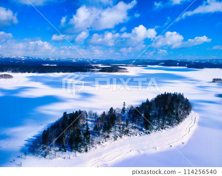 Drone aerial photography - Winter 114256540