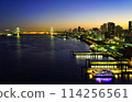Night view of Rainbow Bridge 114256561