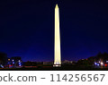 The illuminated Washington Monument 114256567
