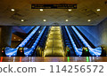 Escalator with nobody 114256572