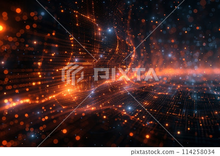 Networked Particles on a Digital Landscape 114258034