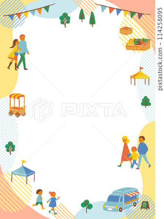 People at the Marché People at the Marché 114258095