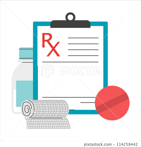 Medical equipment illustration vector isolated 114258442
