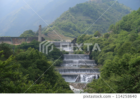 Ashio Copper Mine Erosion Control Dam 01 114258640