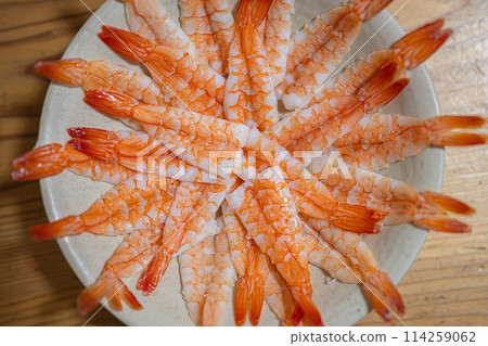 大量美味的蝦 114259062