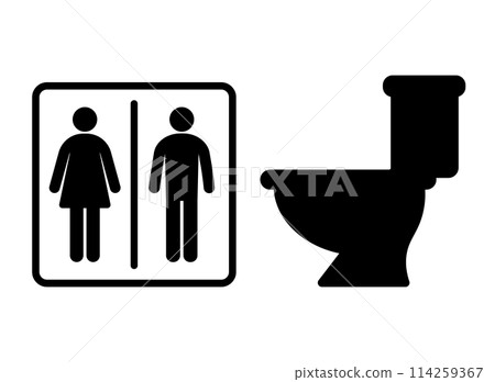 Toilet icon 114259367
