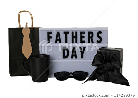 PNG, Father's day lettering on white chalkboard, isolated on white background. PNG, Father's day lettering on white chalkboard, isolated on white background. 114259379