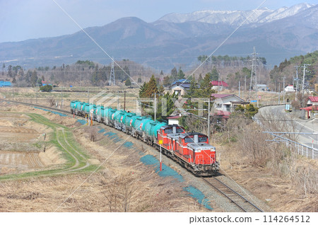 Ban'etsu West Line Higashinagahara-Hirota JR Freight DD51-852 (Moji) + DD51-759 (Suita) Ban'etsu West Line Higashinagahara-Hirota JR Freight DD51-852 (Moji) + DD51-759 (Suita) 114264512