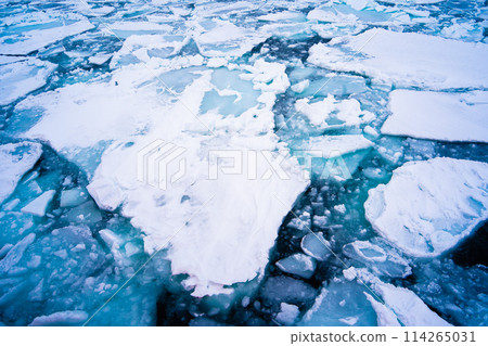 [Monbetsu, Hokkaido] Drift ice in the Sea of Okhotsk 114265031