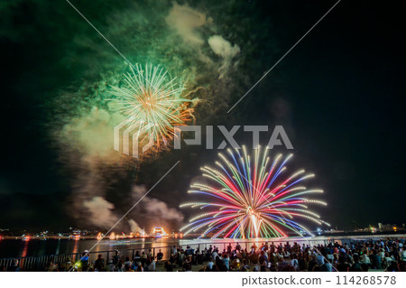 Sanriku-Ofunato Summer Festival Fireworks Display (2023) 114268578