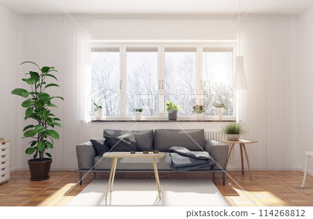 modern living room interior design. 114268812