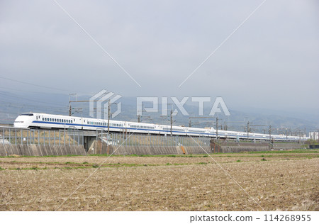 Tokaido Shinkansen Mishima-Shin-Fuji JR West 300 series F formation (Hakata) Nozomi Hikari Kodama 114268955