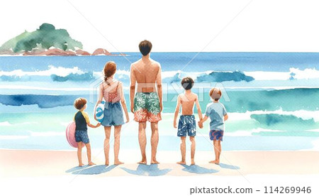 "Fun family beach memories 114269946