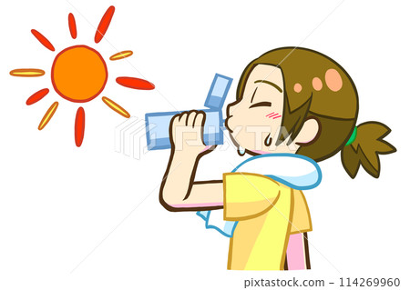 一個提供保濕的女孩 一個提供保濕的女孩 114269960
