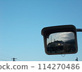 Early morning blue sky and train 114270486